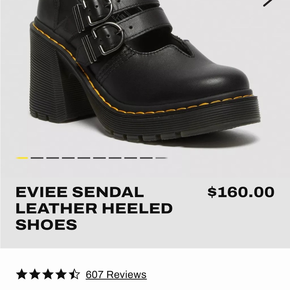 *NEW* Sz 8 Dr. Martens Sendel Heeled Mary Janes